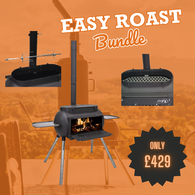 Big Pig Easy Roast incl. Big Pig (OZP-BP001-01) Charcoal Plate (OZP-BP009-01) Rotisserie (OZP-BP008-01)